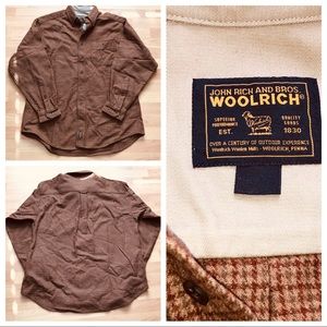woolrich flannel coat jacket stripes men size larg